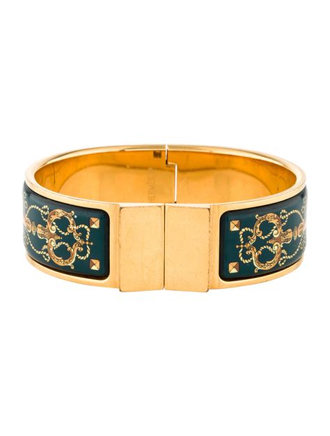 hermes enamel bangles|vintage hermes bangle.